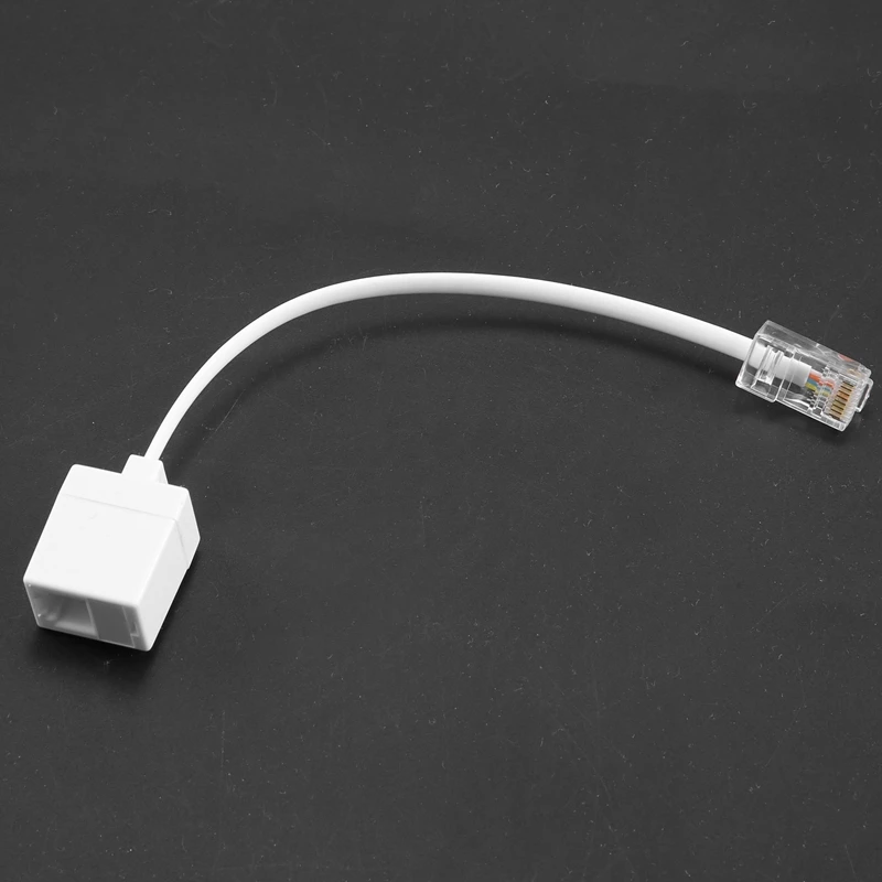 2 разъема 8P4C / RJ45 male RJ11 6P4C к гнезду M F адаптер телефонный Ethernet