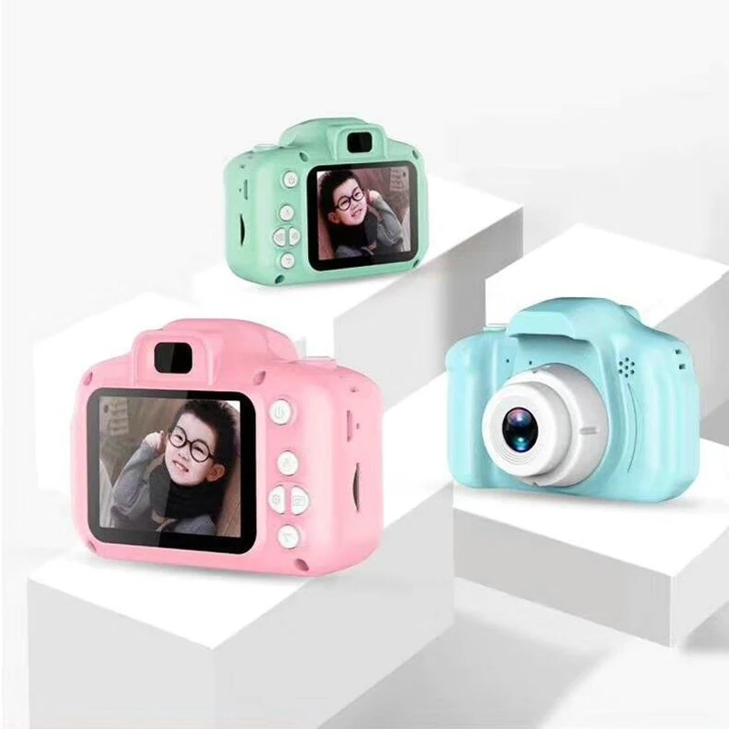 1080P Kids Mini Digital Camera Toys 2.0 Inch Screen Video Recorder Camcorder Language Switching For Children Birthday Gift Toy