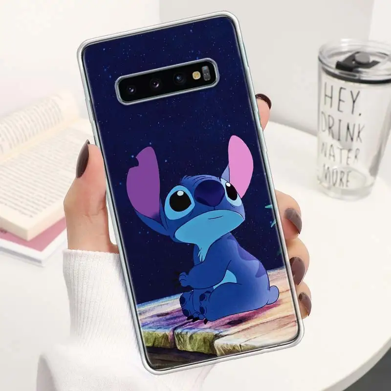 Мультяшный милый чехол S-Stitch для телефона Samsung Galaxy Note 20 Ultra 10 Plus 9 8 M12 M21 M30S M31 M32 M51 M52 J4