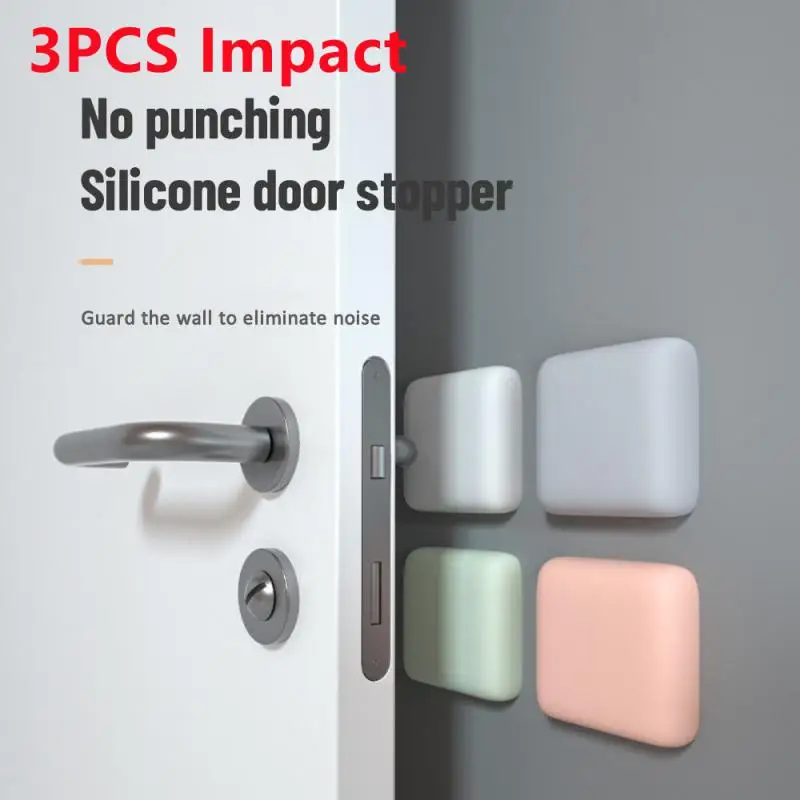 

Door Stopper Silicone Handle Bumpers Self Adhesive Mute Anti-Shock Protection Porte Pad Home Improvement Wall Protector Pad