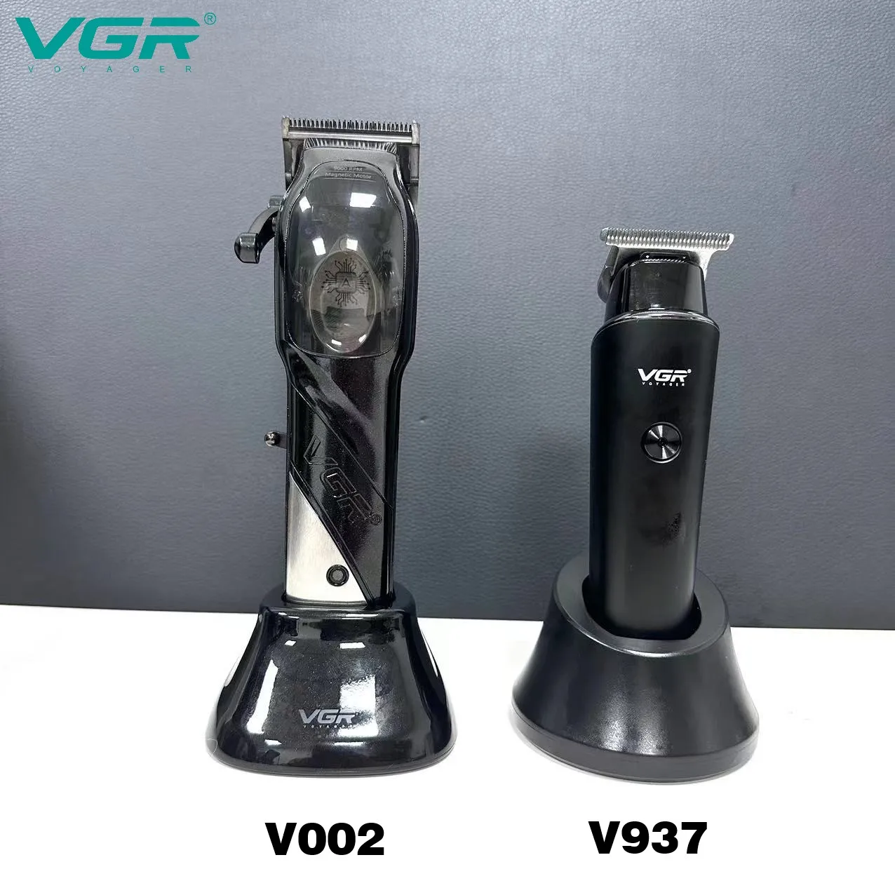 

Машинка для стрижки волос VGR V002 V937 с магнитным двигателем, 9000 об./мин.