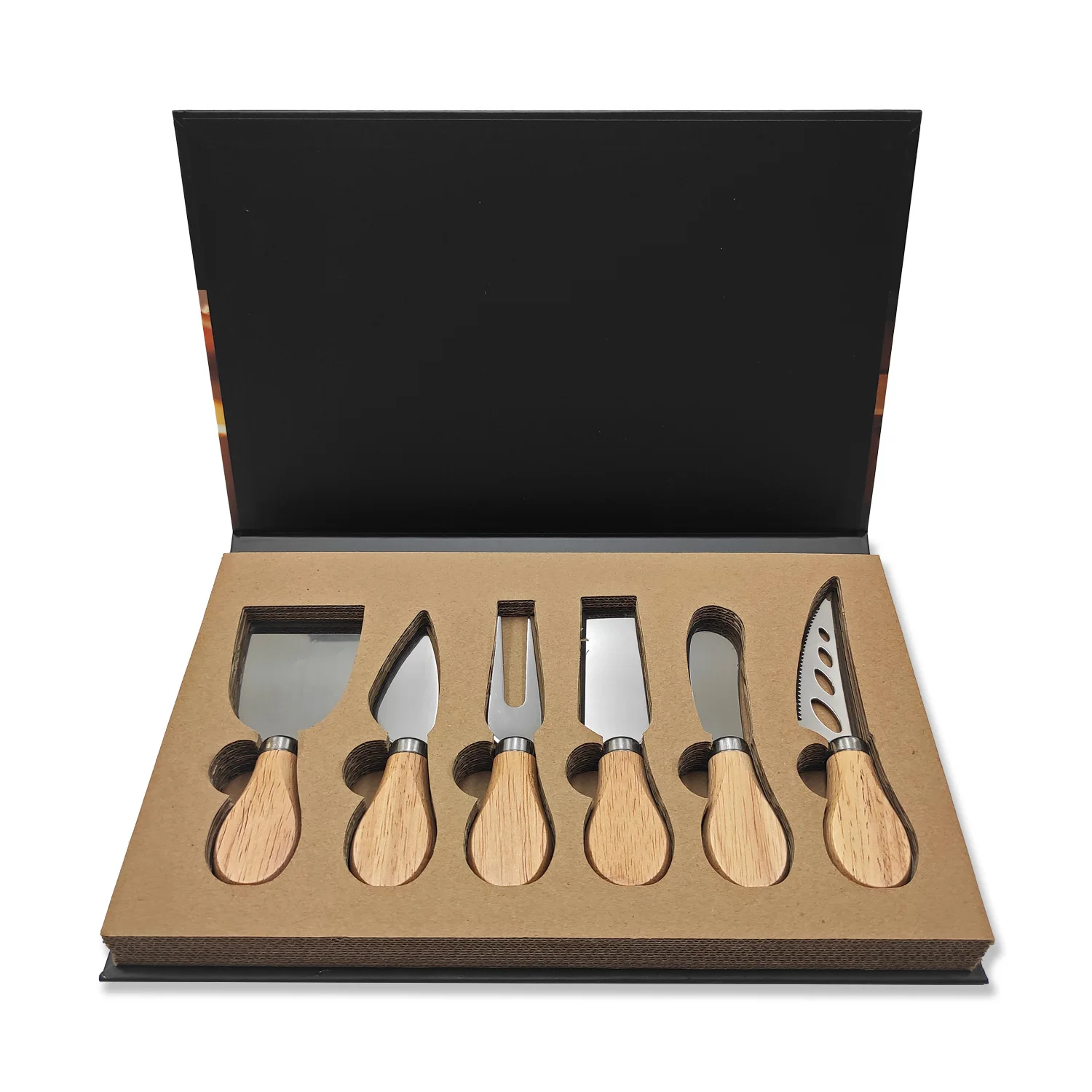 

Набор изысканных ножей для сыра из нержавеющей стали, 6 шт./компл.