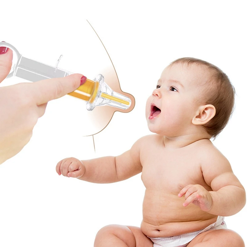 

Infant Kids Medicine Feeder Silicone Pacifier Feeding Utensils Needle Feeder Squeeze Medicine Syringe Dropper Dispenser