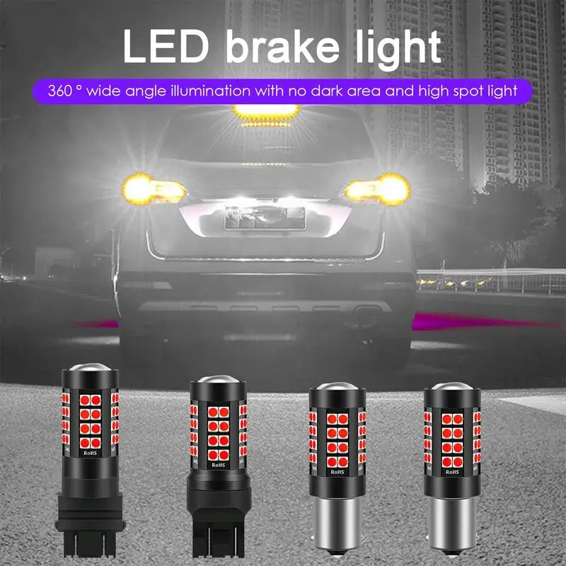 

Car Brake Light Bulb LED Lamps Replacement For Turn Signal Stop Lights Upgraded Auto LED Bulbs Brighter Brake Lights