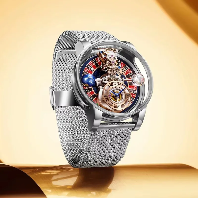 Новые мужские часы Лучший бренд Роскошные швейцарские кварцевые Мужские Jacob co