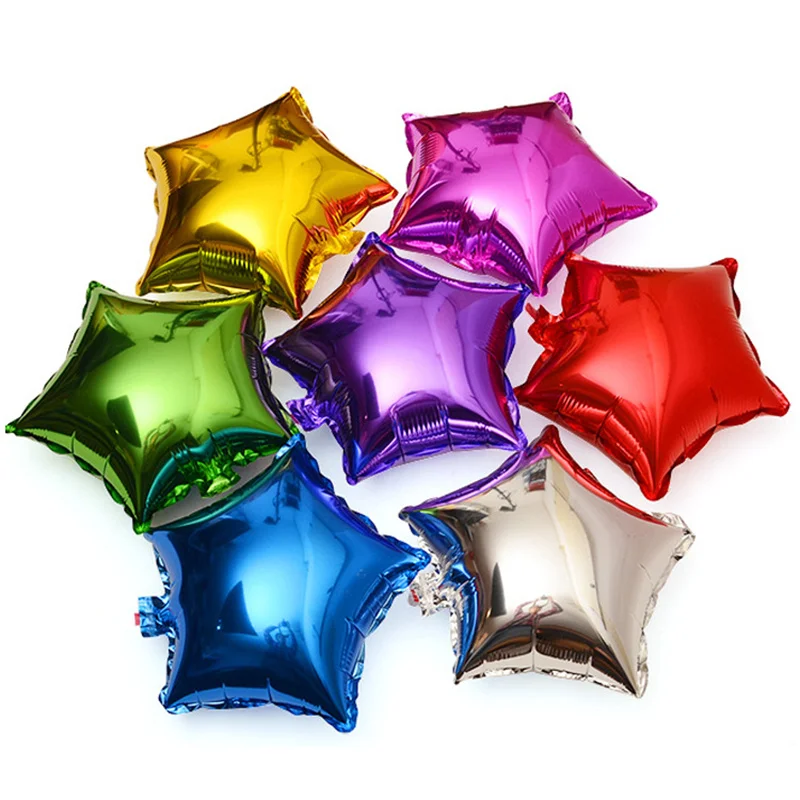 

10pcs 18inch Star Foil Balloon Helium Balloons Wedding Decoration Birthday Party Decorations Baby Shower Valentines Day Globos
