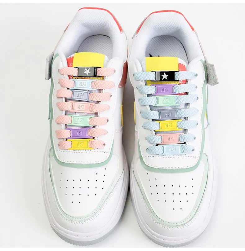 For Air Force One Shoelace Buckle Metal Shoelaces AF1 Shoe Accessories Metal Lace Lock Sneaker Kits Metal Lace Buckle