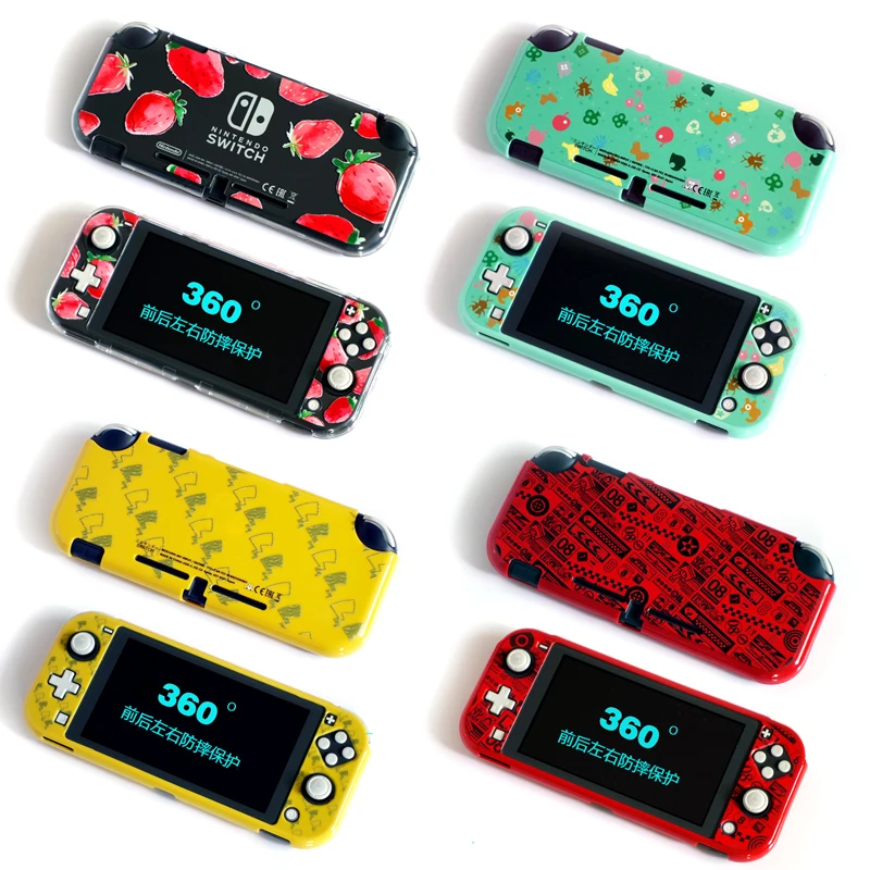 

PVC Full Cover Protected Hard Shell Pink Cute Cool Case For Nintendo Switch Lite