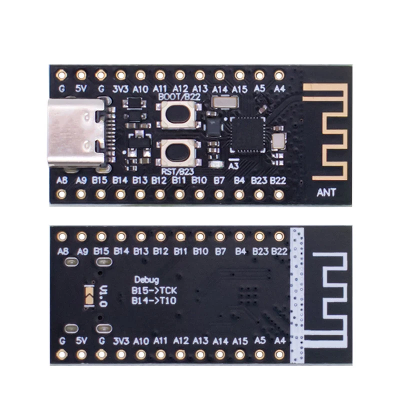 Фото CH571F CH573F CH582F RISC‑V BLE4.2 Bluetooth-плата разработки с разъемом Type-C, беспроводной модуль MCU для проектов IoT и электронного DIY. №5