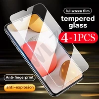 4 1pcs 9h on the tempered glass for samsung galaxy a51 a52 a71s a72 a91 protective film phone screen protector