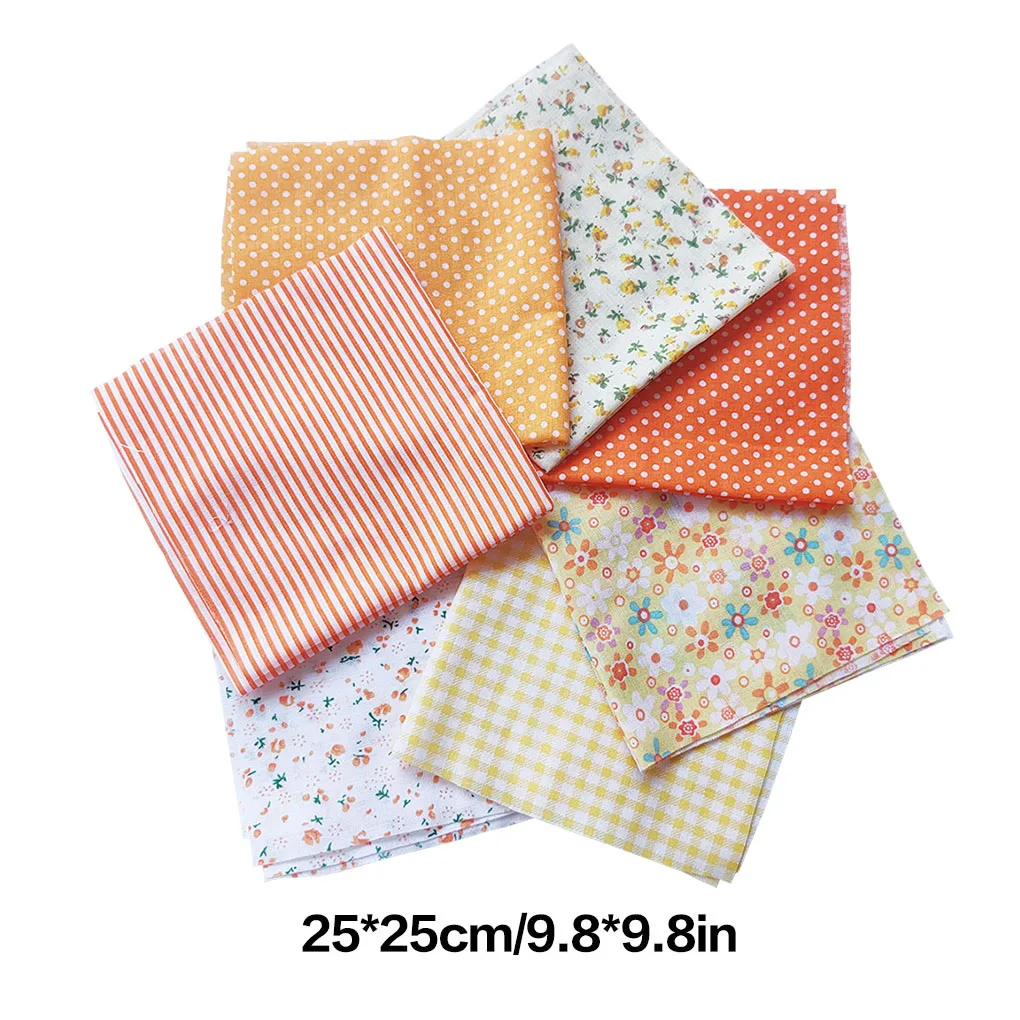 7 шт./комплект, хлопковые квадраты для шитья, 50 х50 см