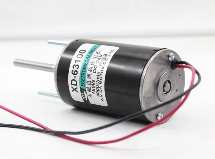 

Высокоскоростной двигатель постоянного тока 12 В 2000 об/мин или 24 В 4000 об/мин 150 Вт Регулируемая скорость can CW CCW