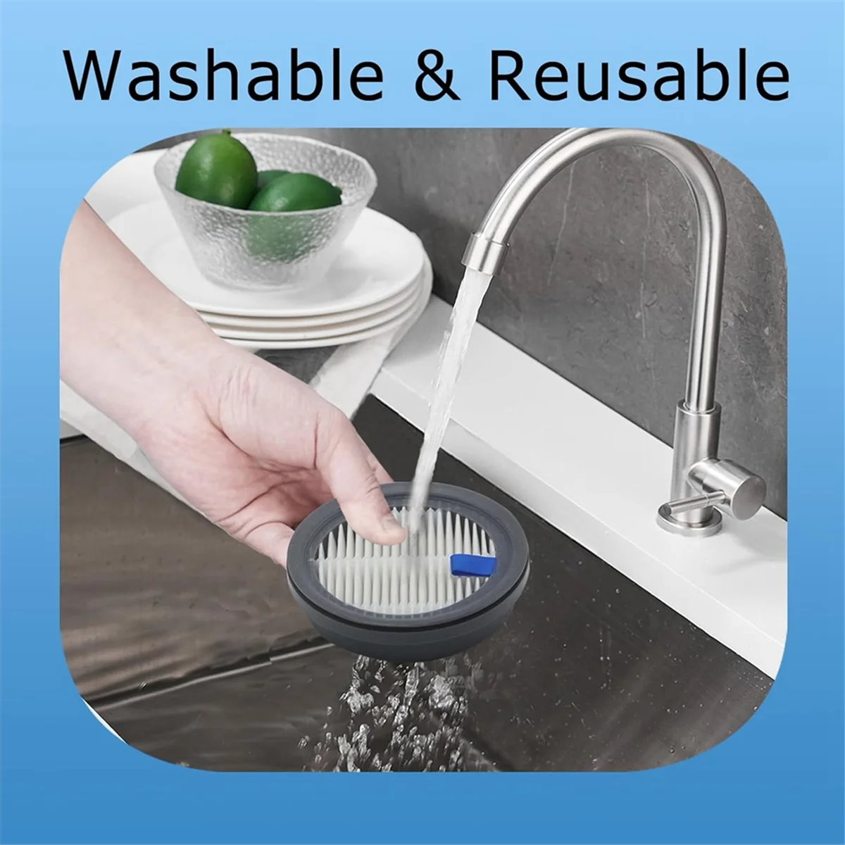 3 упаковки HEPA-фильтров и сменных 9 упаковок губчатых фильтров для Afoddon A200Pro/A200 NEQUARE