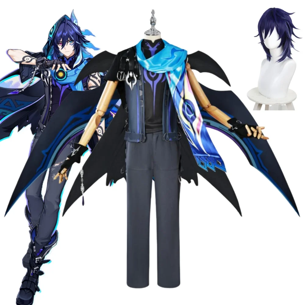 Genshin Impact Ororon Косплей Костюм Парик Игровая Униформа Плащ Перчатки Natlan Хэллоуин