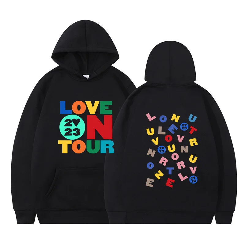 

Love on Tour Concert 2023 Hoodie Harajuku Vintage Oversized Hoodies Men Women Clothing Kawaii Aesthetic Sweatshirts Streetwear