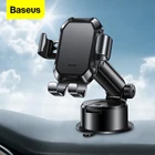 Автомобильный держатель для телефона Baseus, гравитационная подставка для телефона на приборной панели, универсальный автомобильный держатель с GPS-Навигатором для iPhone, Xiaomi, Samsung, Huawei