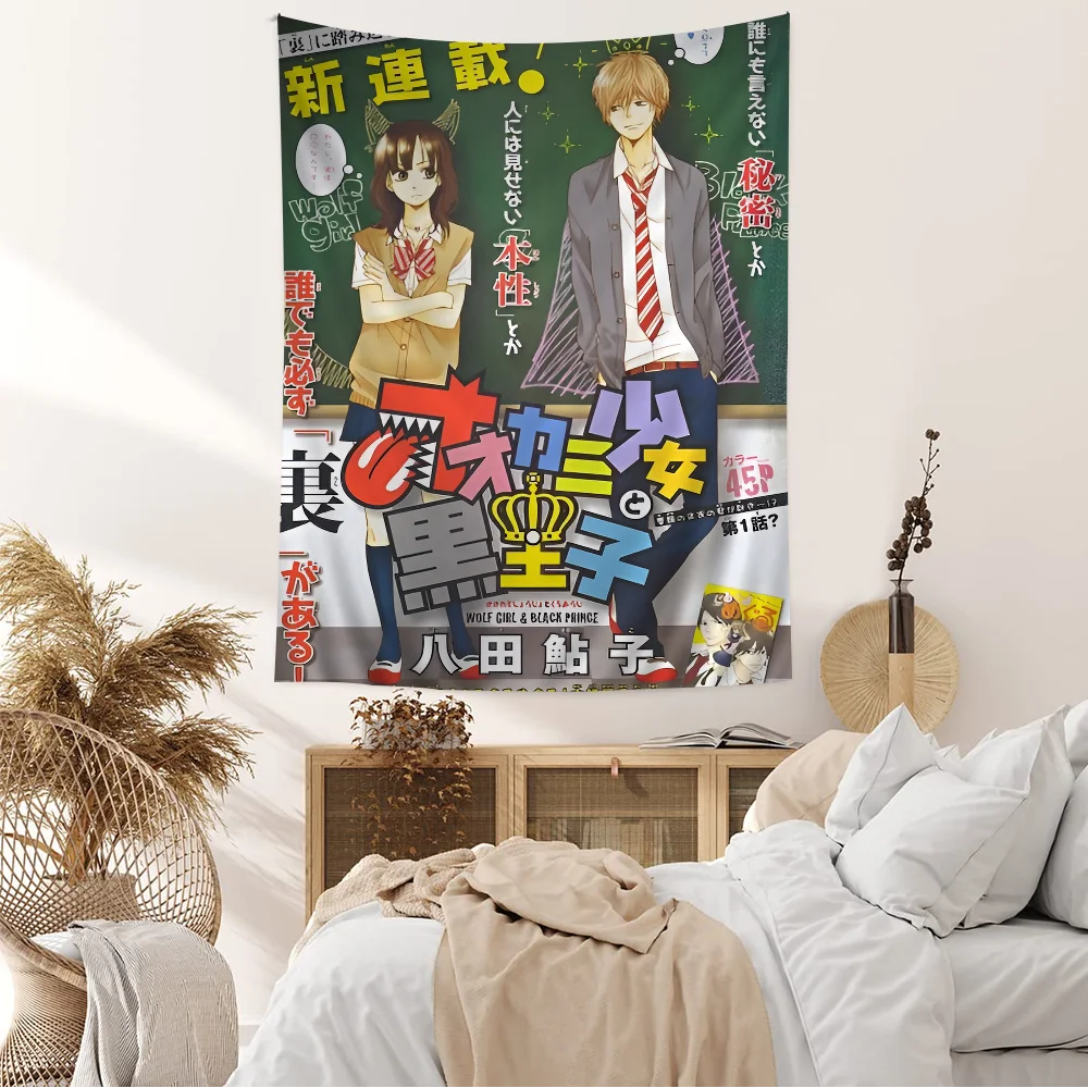 W-Wolf G-Girl A-And B-Black Prince Висячие богемные гобелены Богемные настенные Мандала Дешевые