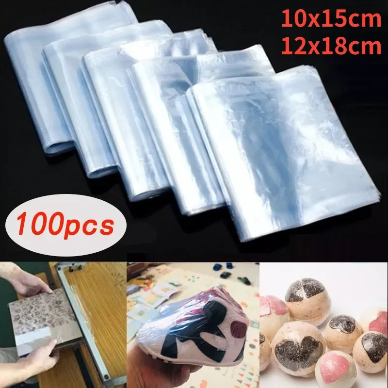 

NEW2023 100Pcs/lot Heat Shrink Film Bag for Baby Shoes Dustproof Anti-oxidation Hot Shrink Sealing Film Home Wrap Storage Packag
