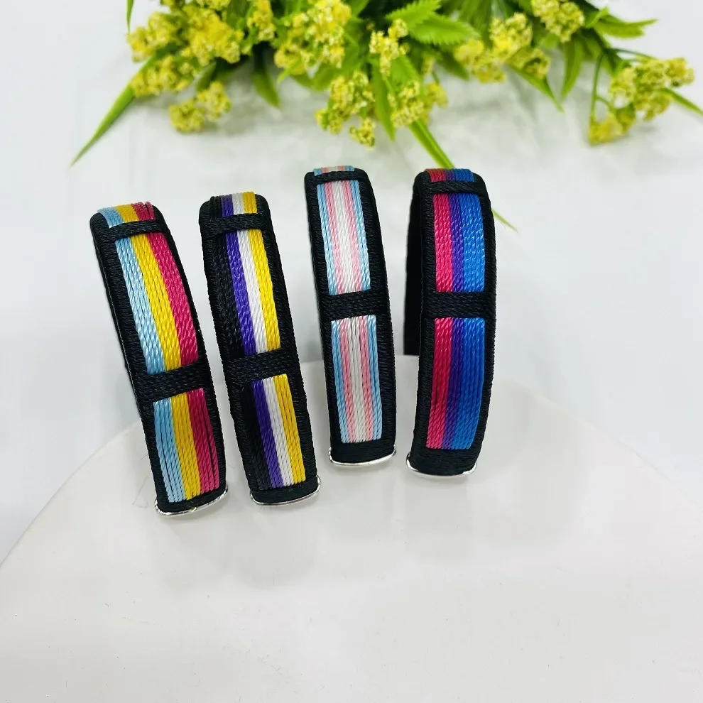 Новый Радужный красочный вязаный браслет LOVE Красочный шнур Дружба Пара