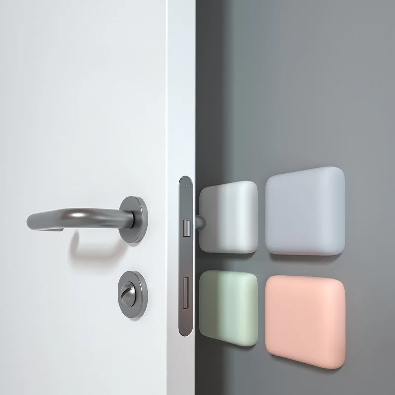 

Self Adhesive Rubber Door Buffer Wall Protectors Door Handle Bumpers for Door Stopper Doorstop