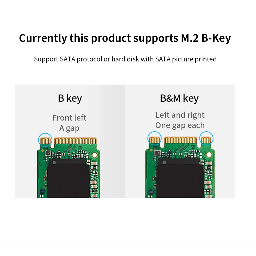 Адаптер TISHRIC M2 на Sata M.2 NGFF в SATA B-KEY твердотельный накопитель с одним портом m2 22PIN