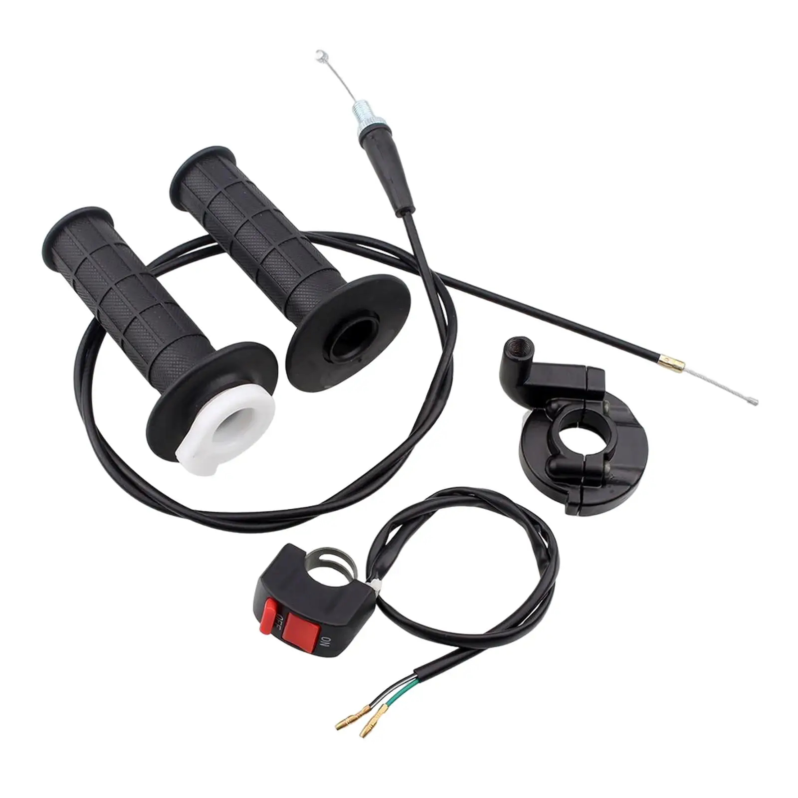 

Throttle Accelerator Handle and Cable for 50cc Mini Bike 150cc 250cc