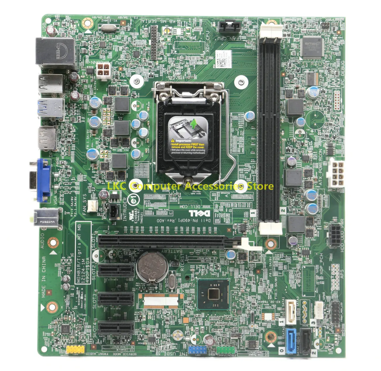 

FOR DELL Optiplex 3020 MT 3020MT Desktop Motherboard 40DDP 040DDP MIH81R 12124-1M