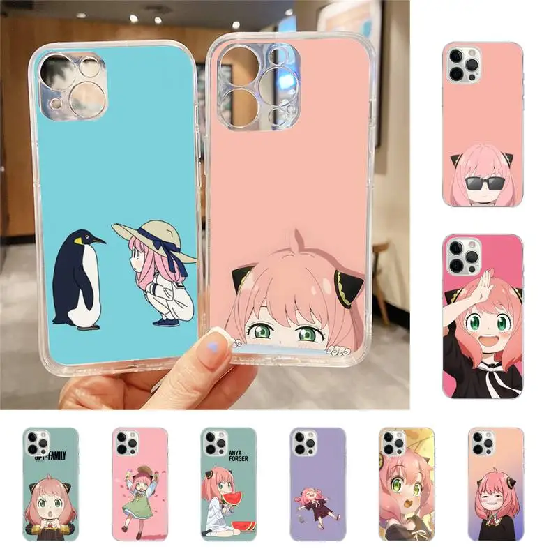 

Anime Spy X Family Anya Phone Case For Iphone 7 8 Plus X Xr Xs 11 12 13 Se2020 Mini Mobile Iphones 14 Pro Max Case