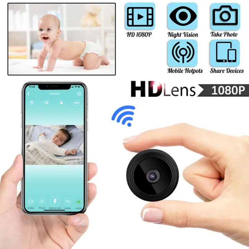 

A9 Mini IP WIFI Camera Camcorder Wireless Security Remote Control Surveillance Night Vision Motion Detection Cameras IP Camera