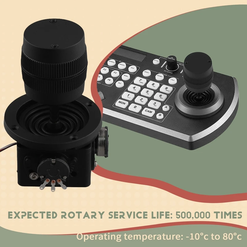 3-осевой джойстик-потенциометр ZY-D300B-R2 5K 3D Security Yuntai Control Ball Machine Клавиатура Монитор