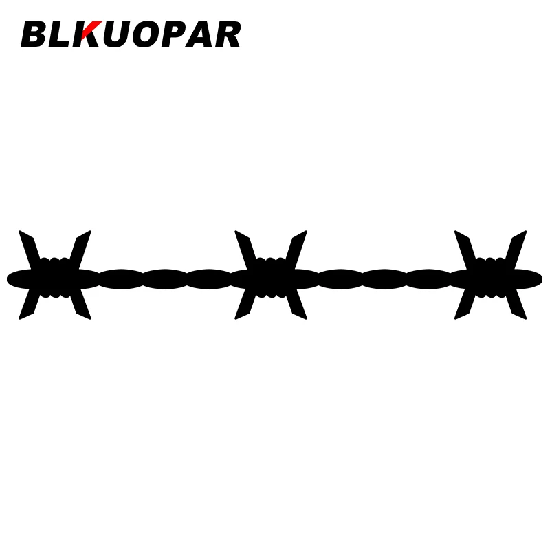

BLKUOPAR для силуэта из колючей проволоки автомобильные наклейки солнцезащитные модные наклейки Мультяшные окна доска для серфинга Декор Авто...