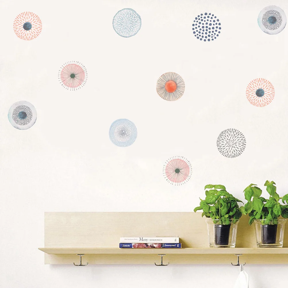 

3 Sheets Removable Self-adhesive Wall Sticker Wall Decal Background Wall Sticker