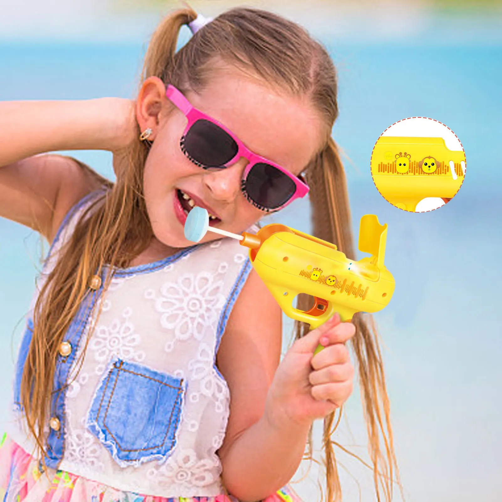 

Lollipop Surprise Toy Musical And Glowing Candy Launching Toy Children Birthday Party Festival And Home Scenes Stylish Cute