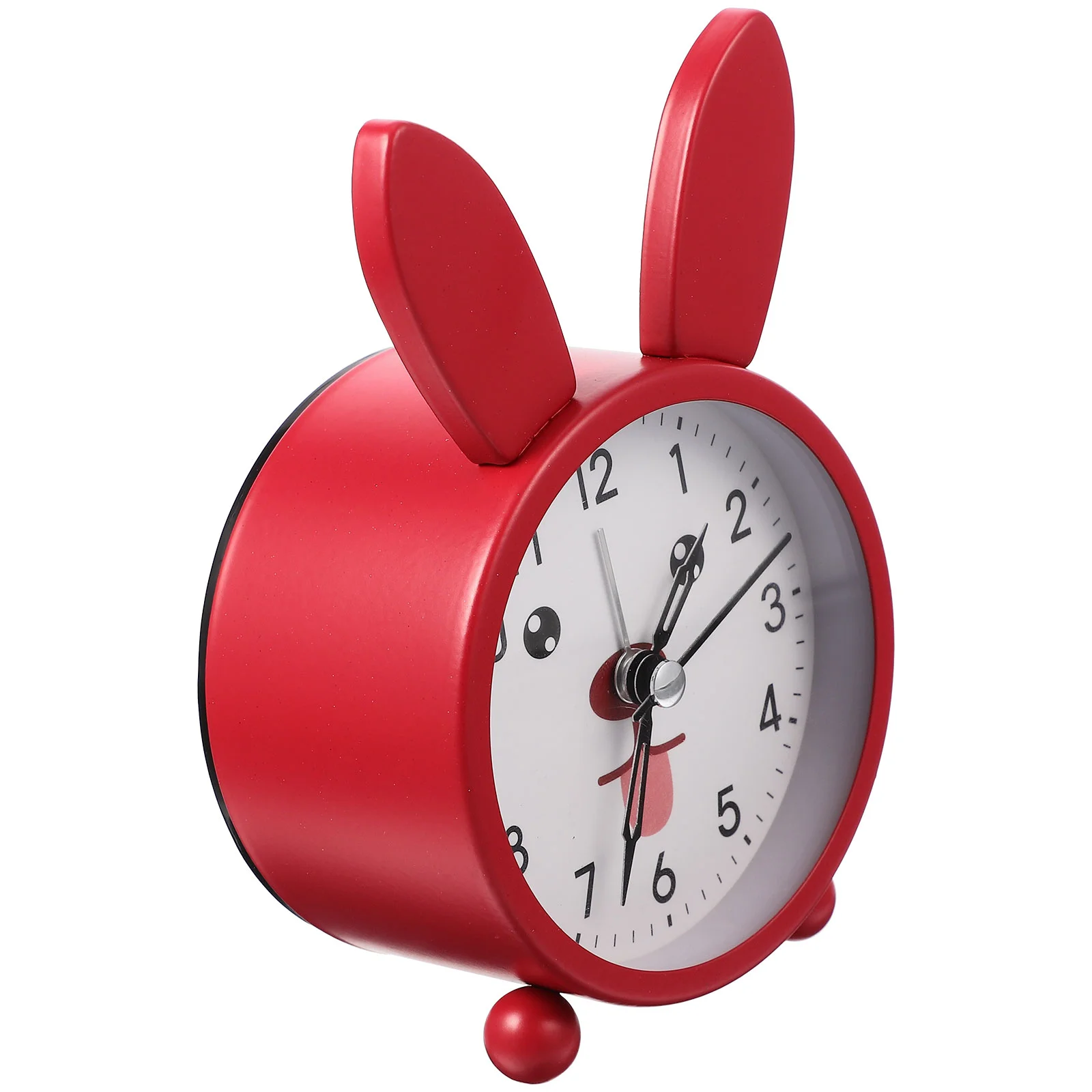 

Clock Alarm Desk Table Bedside Bunny Rabbit Silent Kids Digital Dormitory Clocks Household Cute Convenient Room Light Accessory