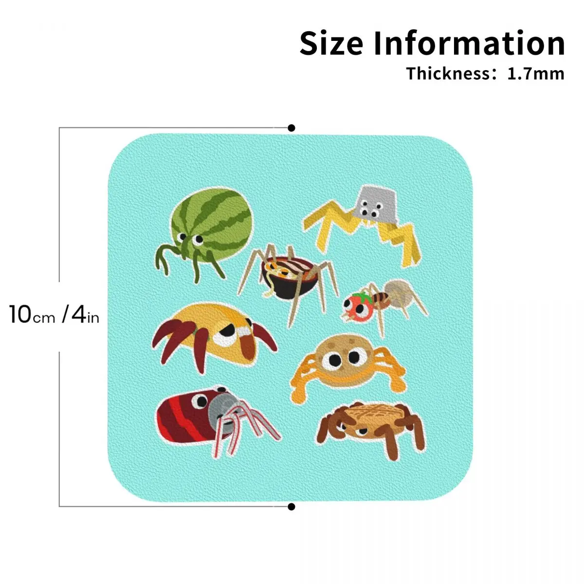 Bugsnax Bug Pack Fan Art Подставки Кухонные салфетки Нескользящие изоляционные кофейные