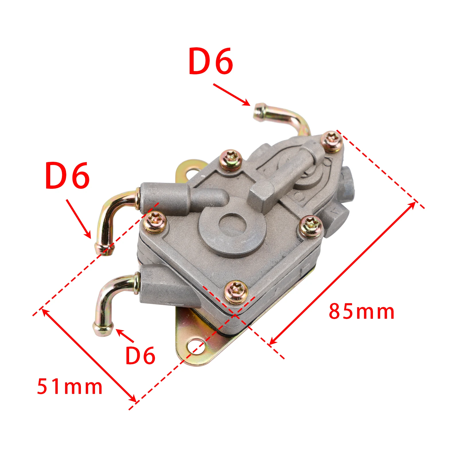 Фото Топливный насос Artudatech, 3 порта для Linhai Bighorn 260cc Buyang 300cc D300 Manco Talon ATV UTV №3