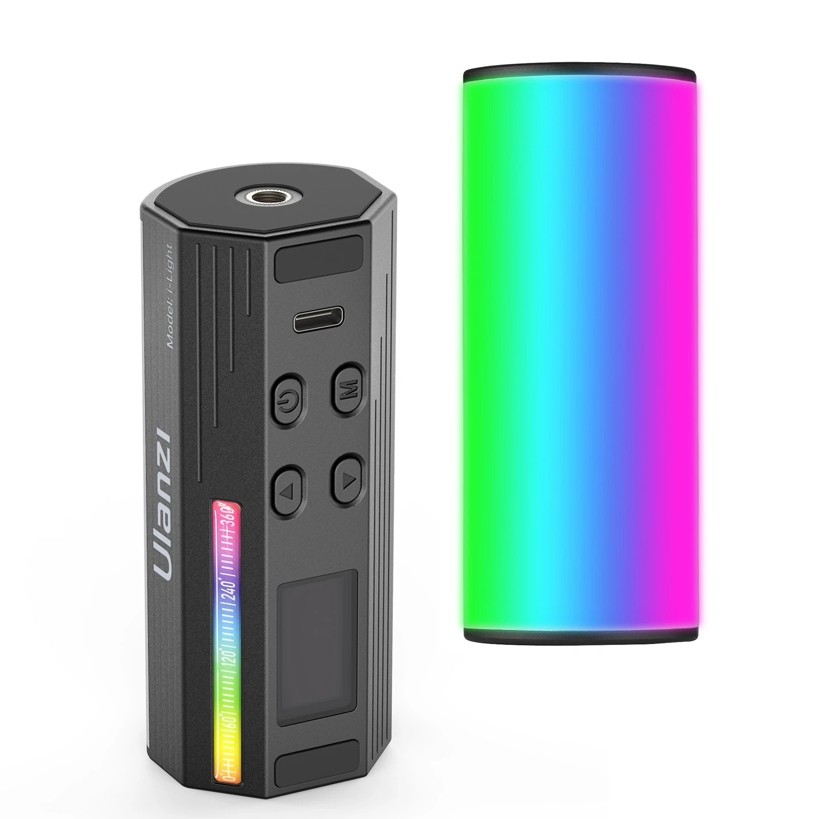 

Ulanzi i-Light Mini Magnetic RGB Tube Light LED Video Light 2500K-9000K Dimmable 20 Lighting Effects