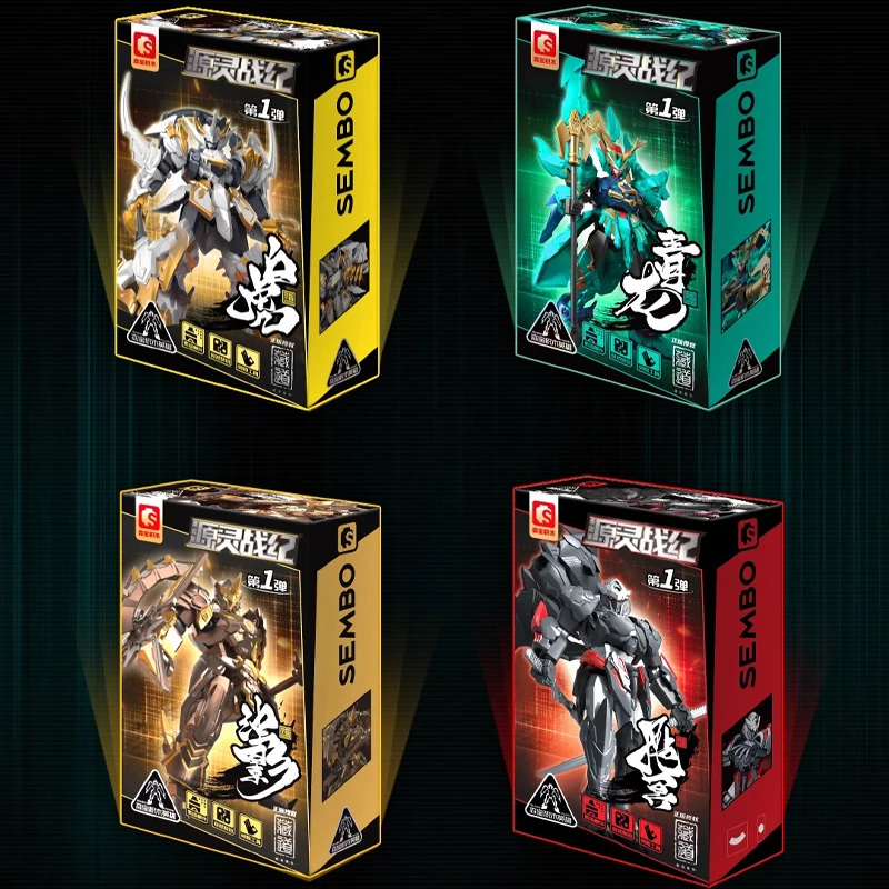 Аниме Тибетский Qinglong Yuanling война летопицы белый тигр сборная модель игрушка