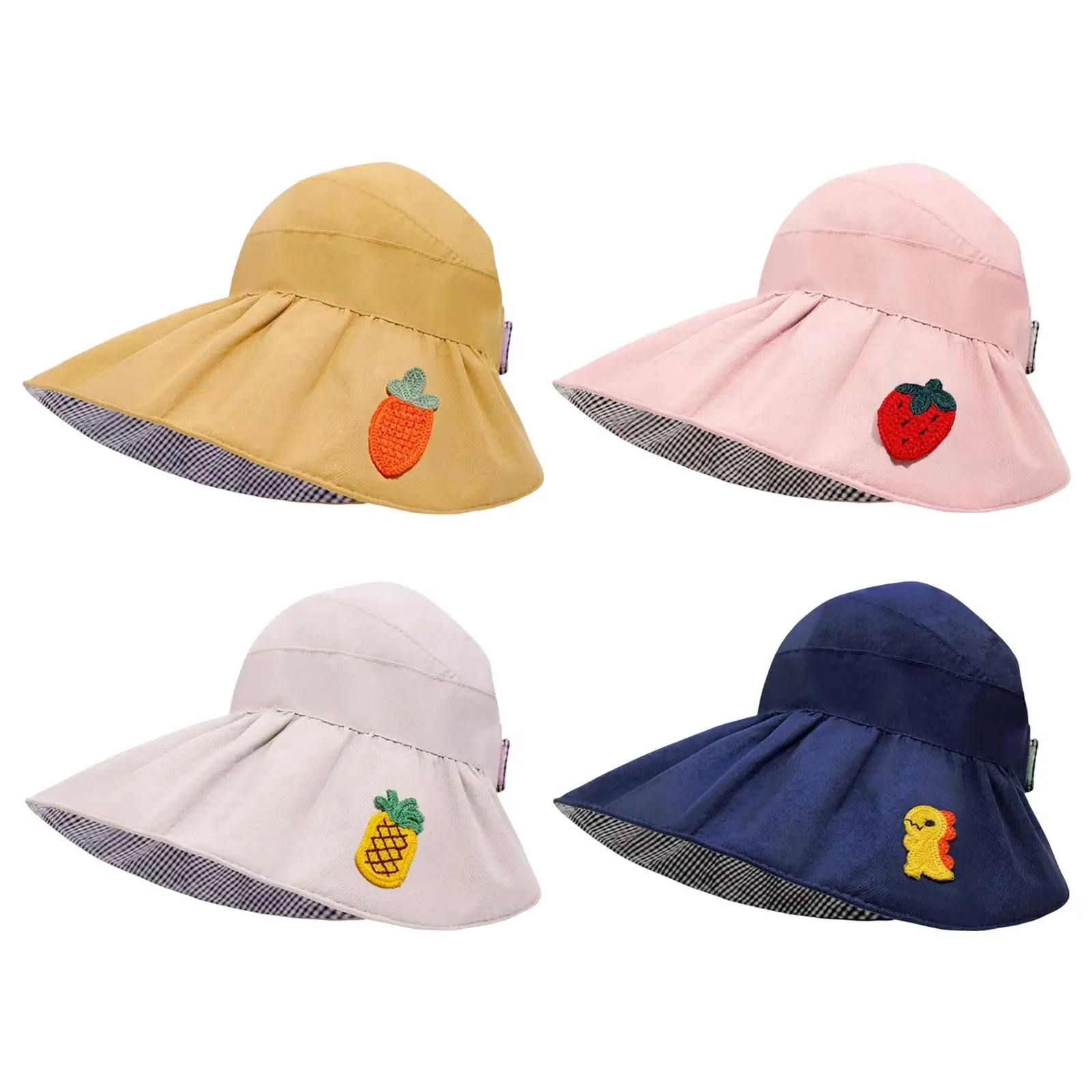 

Children Fisherman Hat for 3-8 Years Wide Hat