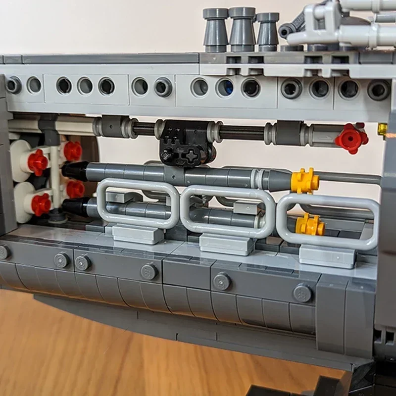 Конструктор Moc военная модель тип U-лодки корабль VIIC технология корабля модульные