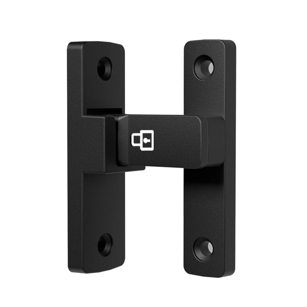 

Door Latch W/ Luminous 90 Degrees Sliding Door Lock Free-Punch Interior Bolt For Bathroom Balcony Room Hardware Home Improvement
