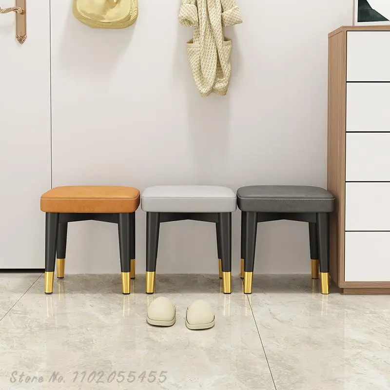 Домашний световой роскошный входной табуретка для обуви входная дверь для смены спальня конец сеть красный гардероб маленький на