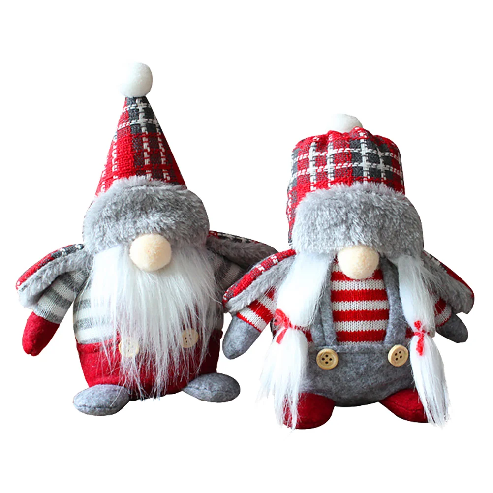 

2pcs Durable Lightweight Decorative Gnome Home Decor for Friends Family
