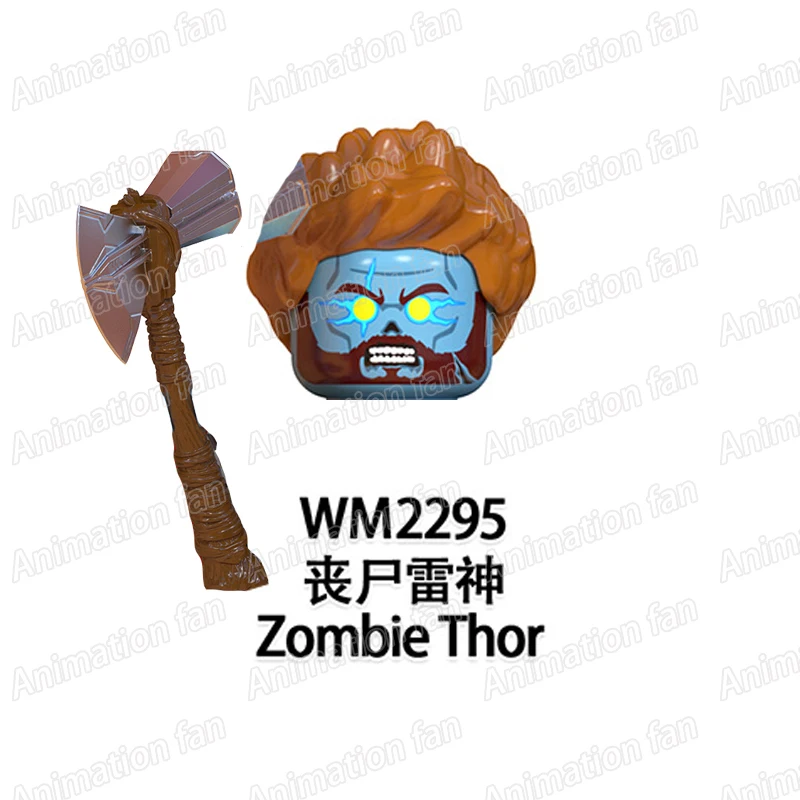 Экшн-фигурки зомби Мстители марви строительный блок Тор звезда властелин танос