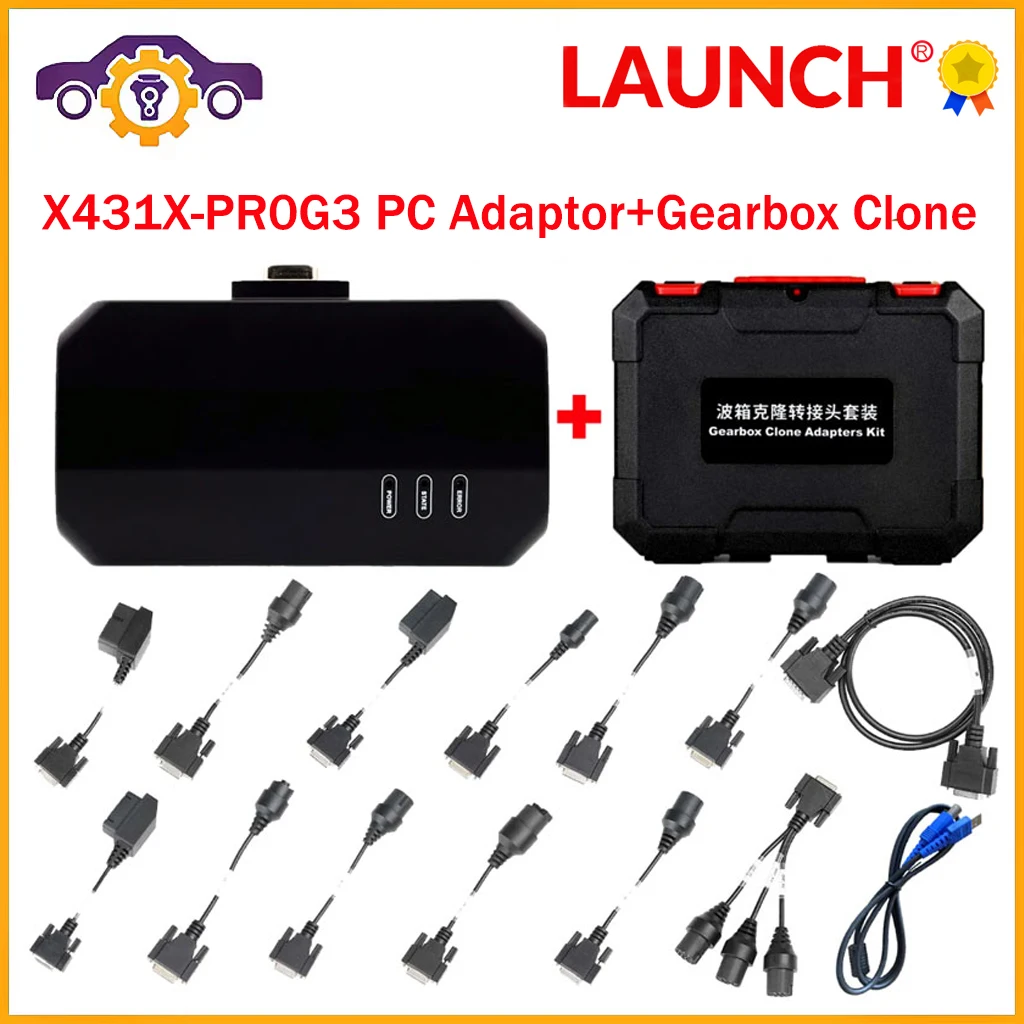 LAUNCH X431 X-PROG3 адаптер для ПК инструмент и соединители коробки передач Xprog3