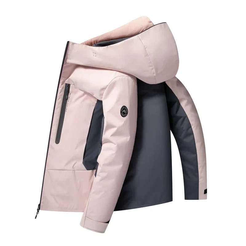 Дизайнерская одежда YEAE мужская и женская зимняя пуховая куртка 2024 ветрозащитная