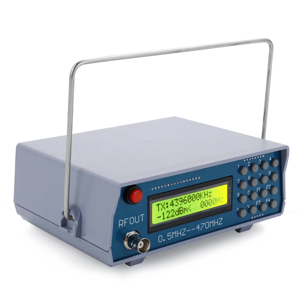 

Signal Generator 0.5MHz-470MHz RF Signal Generator Tester for FM Radio Walkie-Talkie Debug Digital CTCSS Singal Output