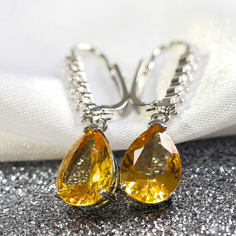 Утонченные серьги-капли «Элегантный темперамент» для женщин, дам, свадебных украшений и подарков дружбы.