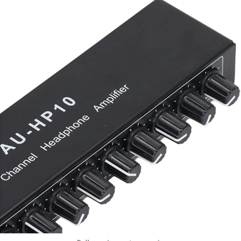 AU-HP10 10-канальный усилитель для наушников гарнитуры аудиоразветвитель
