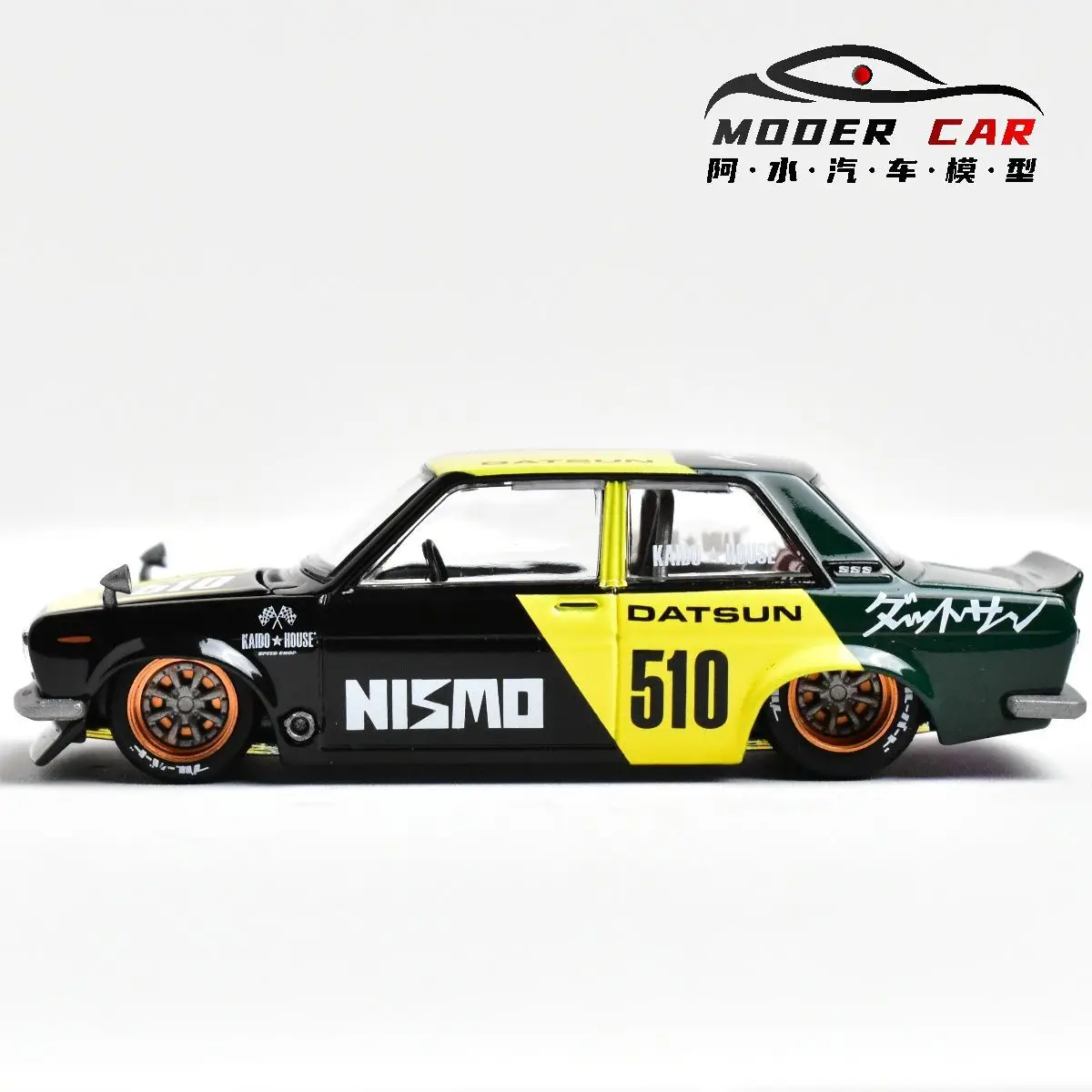 Kaido House + MINIGT Datsun Street 510 Racing V2 131 литая под давлением модель автомобиля